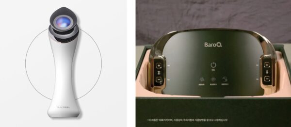 LYLYL 릴릴 듀얼쎄라 듀얼이펙트 마사지기 + 바로큐 근육통증완화기